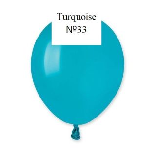 Латексов балон Turquoise №33 /068- 12см. - 10 бр.