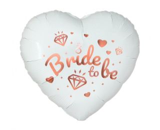 Фолио балон сърце Bride to be