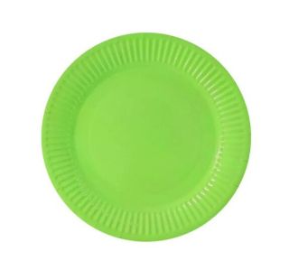 Парти чинийки цвят Зелен -23 см.