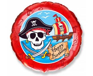 Балон фолио Happy birthday Пирати