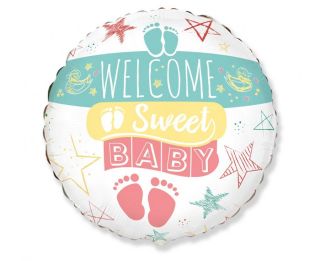 Фолио балон  Welcome sweet baby с хелий