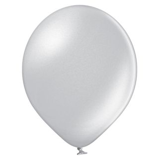 Латексов балон цвят Silver / Сребто металик 30 см.- 100 бр.