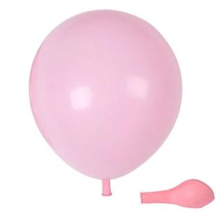 Латексов балон Макарон цвят Розов -27 см- 100 бр/пак
