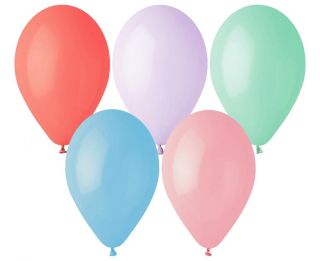 Балони Макарон микс цветове Gemar 26 см.