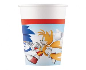 Луксозни парти чаши Соник / Sonic - 8 бр/пак.
