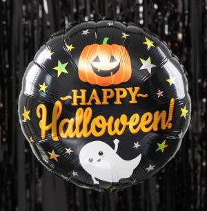 Фолио балон Happy Halloween / Хелоуин - с две лица