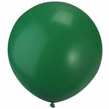 Латексов балон Ретро цвят Зелен 48 см.- 1 бр.